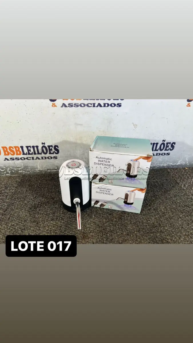 LOTE 017 - 02 BICOS DISPERSORES AUTOMÁTICOS PARA GALÃO D´ÁGUA( NOVO ) ( NO ESTADO )