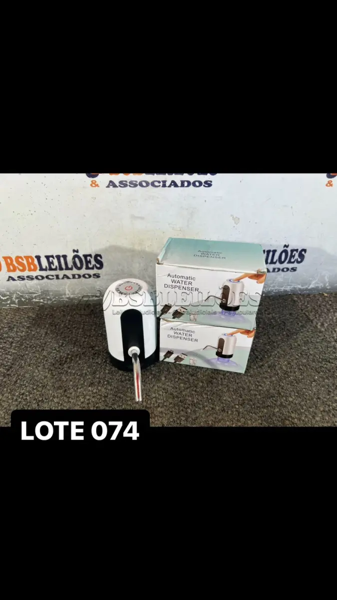 LOTE 074 - 02 BOMBAS D´ÁGUA ELETRICAS ( NOVO ) ( NO ESTADO )