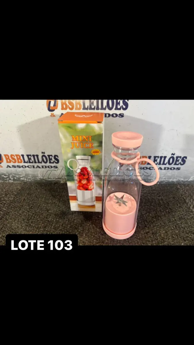 LOTE 103 - 01 GARRAFA LIQUIDIFICADORA ( NOVO ) ( NO ESTADO )