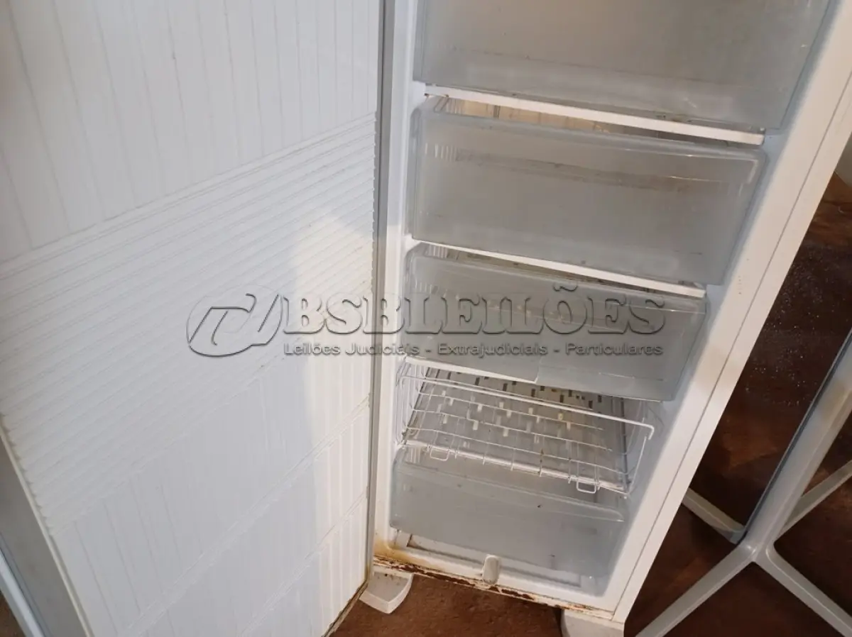 LOTE 289 - 01 FREEZER VERTICAL MARCA ELECTROLUX 220V. (NO ESTADO) ATENÇÃO! FAZER A VISITAÇÃO ANTES DE ARREMATAR, NÃO SABEMOS SE FUNCIONA. LEILÃO NÃO TEM GARANTIA E NEM DEVOLUÇÃO, SUJEITO A POSSÍVEIS AVARIAS VISÍVEIS/OCULTAS E/OU AUSÊNCIA DE COMPONENTES.