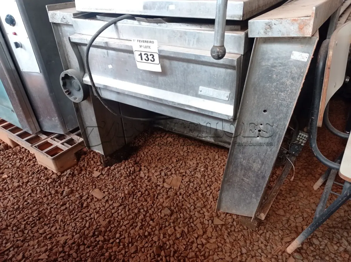 LOTE 133 - 01 FRITADEIRA ELÉTRICA PARA RETIRADA DE PEÇAS. (NO ESTADO) ATENÇÃO! FAZER A VISITAÇÃO ANTES DE ARREMATAR, NÃO SABEMOS SE FUNCIONA. LEILÃO NÃO TEM GARANTIA E NEM DEVOLUÇÃO, SUJEITO A POSSÍVEIS AVARIAS VISÍVEIS/OCULTAS E/OU AUSÊNCIA DE COMPONENTES.
