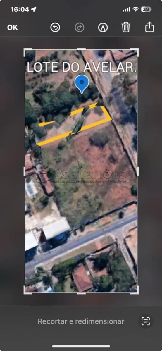 LOTE 001 - 01 LOTE COMERCIAL COM 1.015M², MURADO APENAS NA FRENTE E ATRÁS, ESCRITURA PÚBLICA DE POSSE, LIVRO 3266, FOLHAS 129 NO CARTÓRIO DO 4º OFÍCIO DE NOTAS/DF. LOCALIZADO NA RUA 10 ESQUINA COM RUA 07 CHÁCARA 324 LOTE 05, NA COLÔNIA AGRÍCOLA VICENTE PIRES - DF (NO ESTADO)