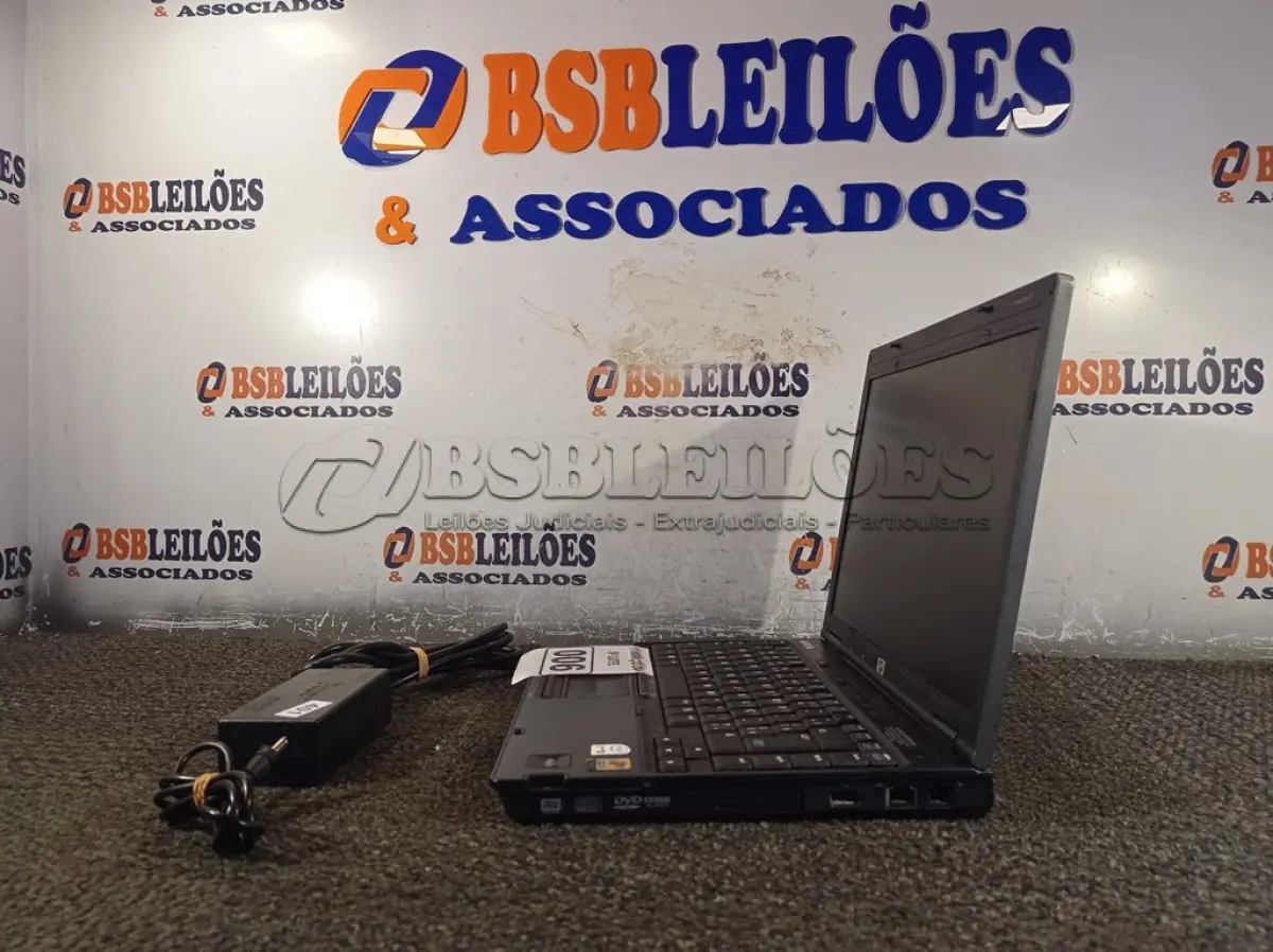 LOTE 006 - 01 NOTEBOOK MARCA HP COM FONTE. (NO ESTADO) ATENÇÃO! FAZER A VISITAÇÃO ANTES DE ARREMATAR, NÃO SABEMOS SE FUNCIONA. LEILÃO NÃO TEM GARANTIA E NEM DEVOLUÇÃO, SUJEITO A POSSÍVEIS AVARIAS VISÍVEIS/OCULTAS E/OU AUSÊNCIA DE COMPONENTES.