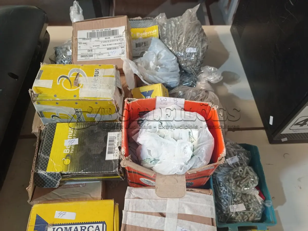 LOTE 389 - 01 LOTE COM GRANDE QUANTIDADE DE PARAFUSOS DIVERSOS. (NO ESTADO) ATENÇÃO! FAZER A VISITAÇÃO ANTES DE ARREMATAR, NÃO SABEMOS SE FUNCIONA. LEILÃO NÃO TEM GARANTIA E NEM DEVOLUÇÃO, SUJEITO A POSSÍVEIS AVARIAS VISÍVEIS/OCULTAS E/OU AUSÊNCIA DE COMPONENTES.