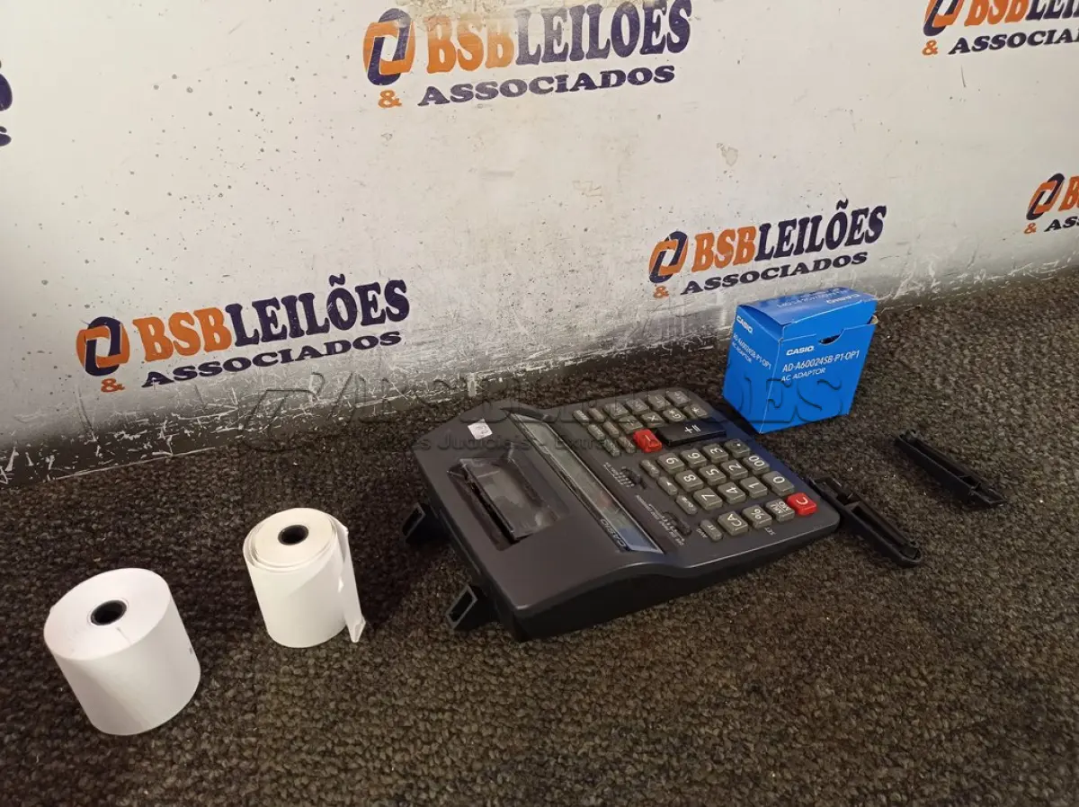 LOTE 025 - 01 CALCULADORA CASSIO HR-100(NOVA). (NO ESTADO) ATENÇÃO! FAZER A VISITAÇÃO ANTES DE ARREMATAR, NÃO SABEMOS SE FUNCIONA. LEILÃO NÃO TEM GARANTIA E NEM DEVOLUÇÃO, SUJEITO A POSSÍVEIS AVARIAS VISÍVEIS/OCULTAS E/OU AUSÊNCIA DE COMPONENTES.