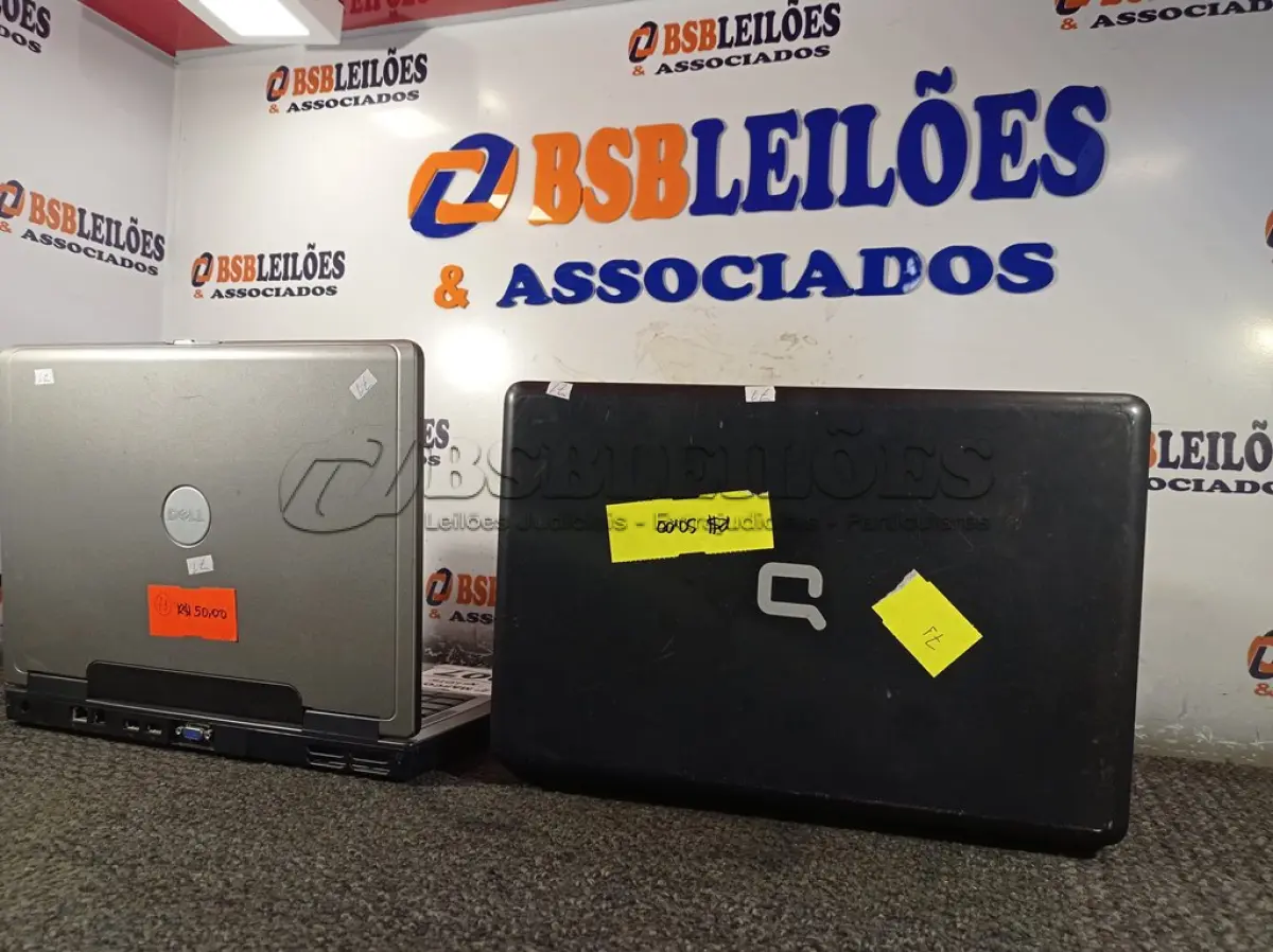 LOTE 007 - 02 NOTEBOOK’S MARCAS E MODELOS DIVERSOS. (NO ESTADO) ATENÇÃO! FAZER A VISITAÇÃO ANTES DE ARREMATAR, NÃO SABEMOS SE FUNCIONA. LEILÃO NÃO TEM GARANTIA E NEM DEVOLUÇÃO, SUJEITO A POSSÍVEIS AVARIAS VISÍVEIS/OCULTAS E/OU AUSÊNCIA DE COMPONENTES.