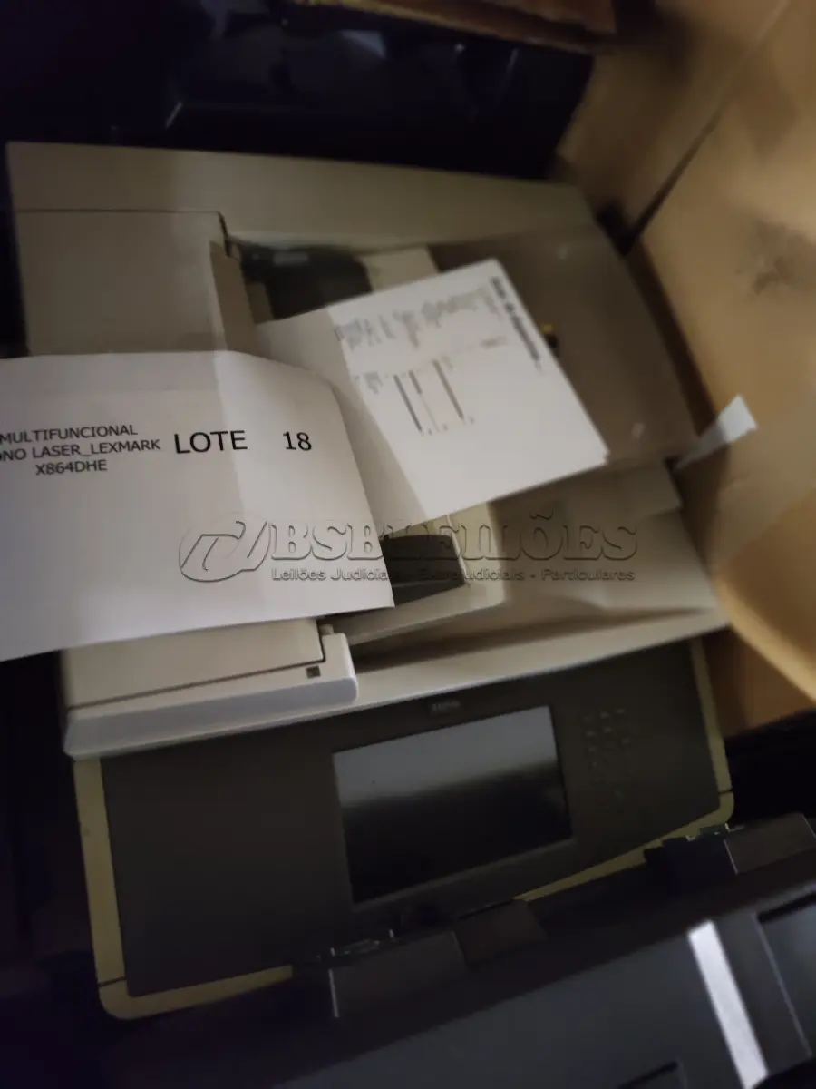 LOTE 018 - 01 MULTIFUNCIONAL MONO LASER_LEXMARK X864DHE, 01 MULTIFUNCIONAL COLOR LASER_LEXMARK CX921DE (NO ESTADO)