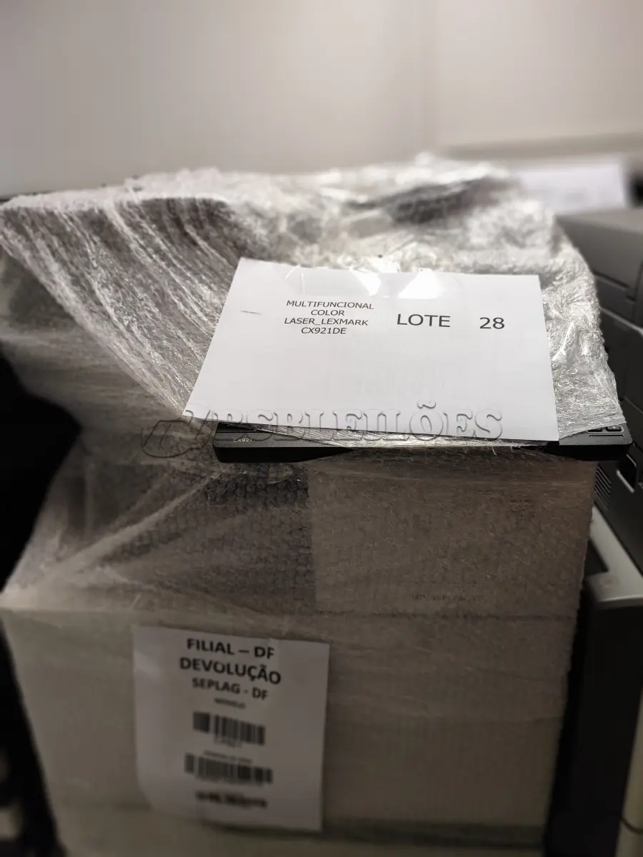 LOTE 028 - 02 MULTIFUNCIONAIS COLOR LASER_LEXMARK CX921. (NO ESTADO)