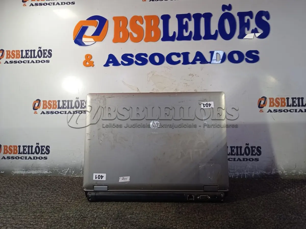 LOTE 330 - 01 NOTEBOOK MARCA HP. (NO ESTADO) ATENÇÃO! FAZER A VISITAÇÃO ANTES DE ARREMATAR, NÃO SABEMOS SE FUNCIONA. LEILÃO NÃO TEM GARANTIA E NEM DEVOLUÇÃO, SUJEITO A POSSÍVEIS AVARIAS VISÍVEIS/OCULTAS E/OU AUSÊNCIA DE COMPONENTES.