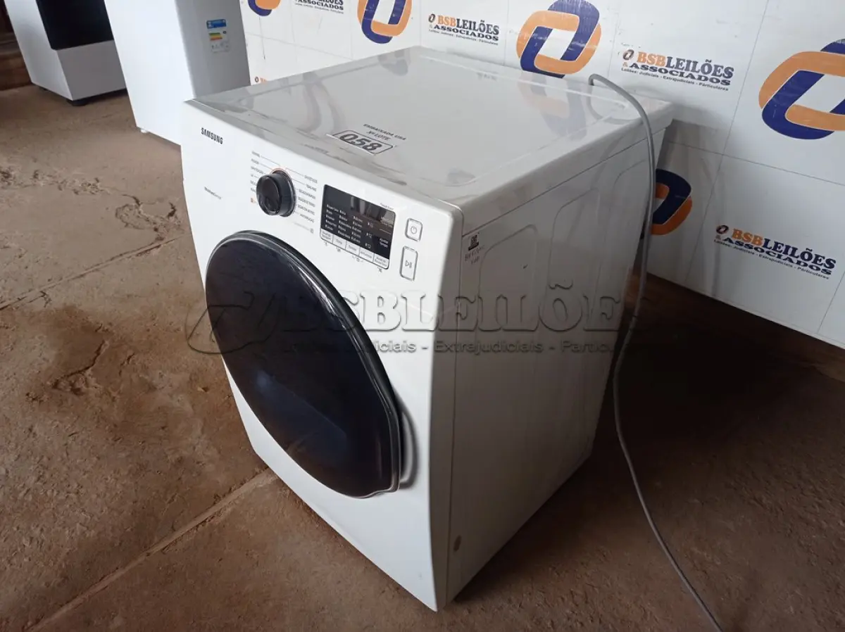 LOTE 058 - 01 SECADORA DE ROUPAS SAMSUNG 220V MODELO: DV12K6800EW. (CLOSTHES DRYER) (NO ESTADO) BH1546C