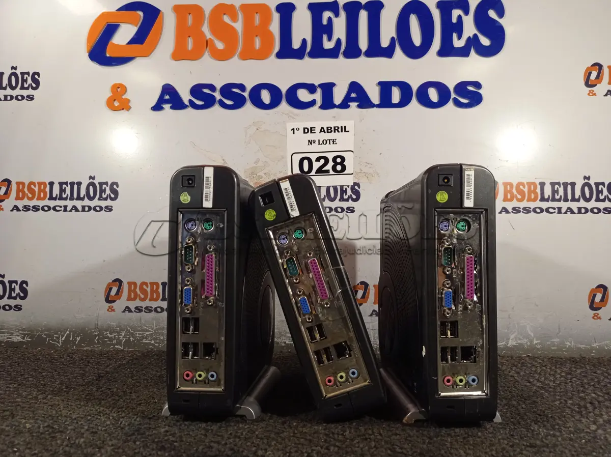 LOTE 028 - 03 MINIS CPU. (NO ESTADO) ATENÇÃO! FAZER A VISITAÇÃO ANTES DE ARREMATAR, NÃO SABEMOS SE FUNCIONA. LEILÃO NÃO TEM GARANTIA E NEM DEVOLUÇÃO, SUJEITO A POSSÍVEIS AVARIAS VISÍVEIS/OCULTAS E/OU AUSÊNCIA DE COMPONENTES.