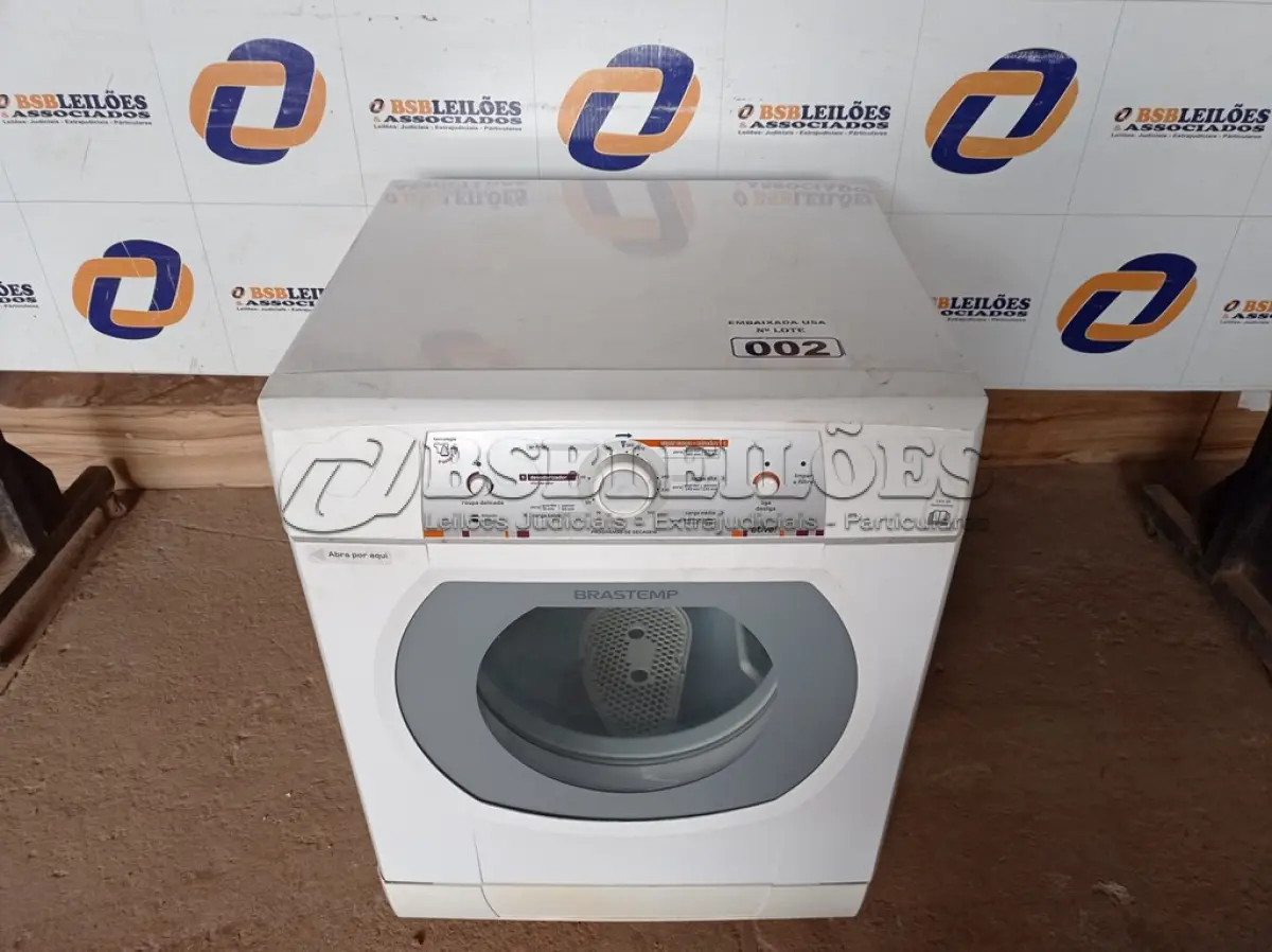 LOTE 002 - 01 SECADORA DE ROUPAS BRASTEMP 220V MODELO:BSR10ABNA. (CLOSTHES DRYER) (NO ESTADO) AV9530J