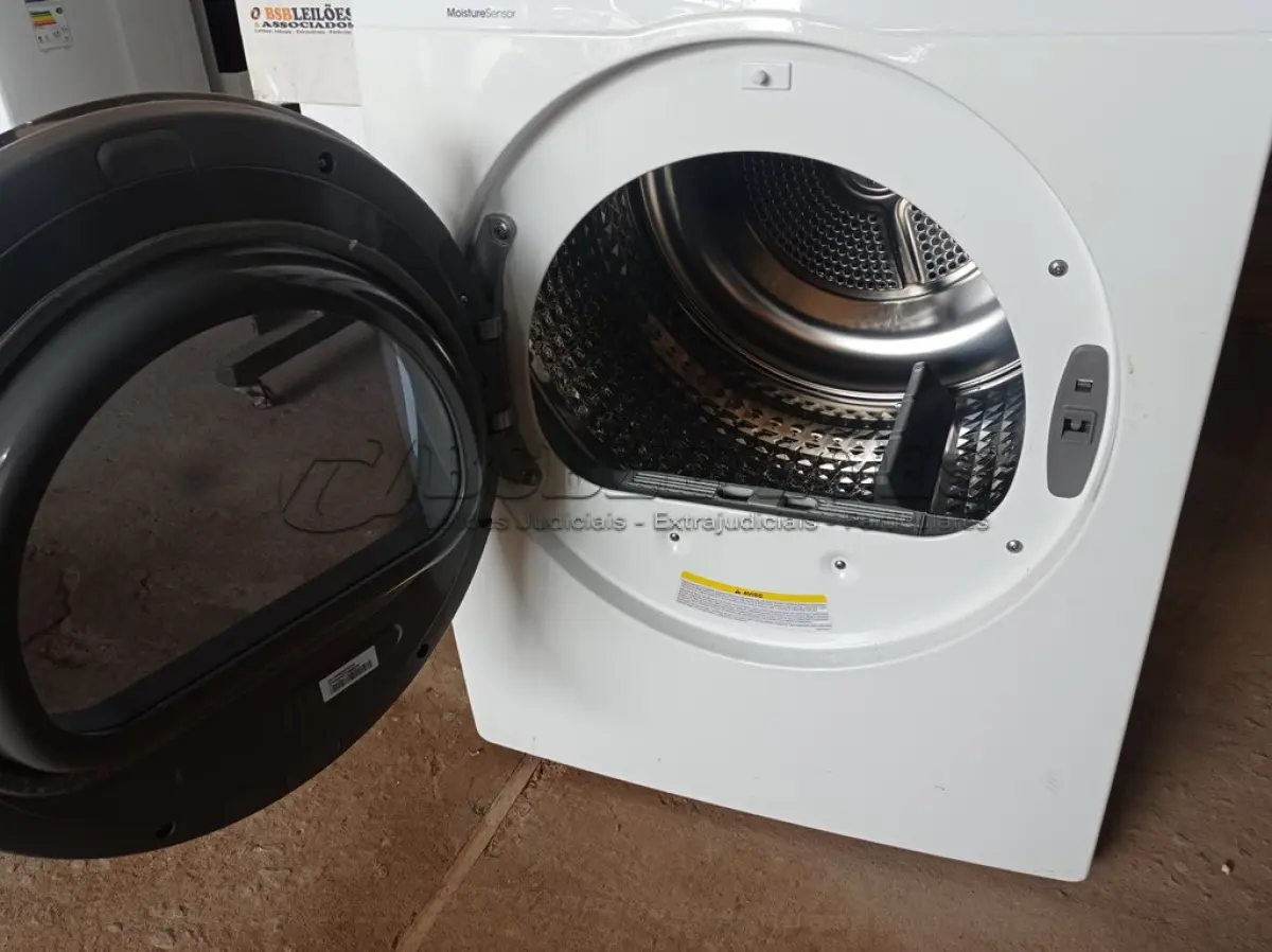 LOTE 060 - 01 SECADORA DE ROUPAS SAMSUNG 220V MODELO: DV12K6800EW. (CLOSTHES DRYER) (NO ESTADO) BH1556T