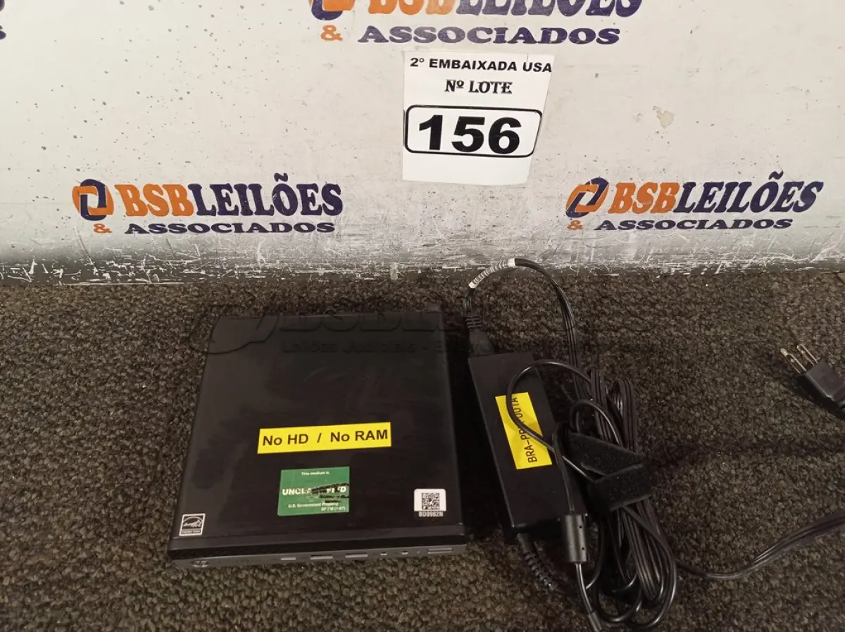 LOTE 156 - 01 CPU SEM MEMÓRIA E SEM HD COM CARREGADOR MARCA HP. (NO ESTADO) BD0982N