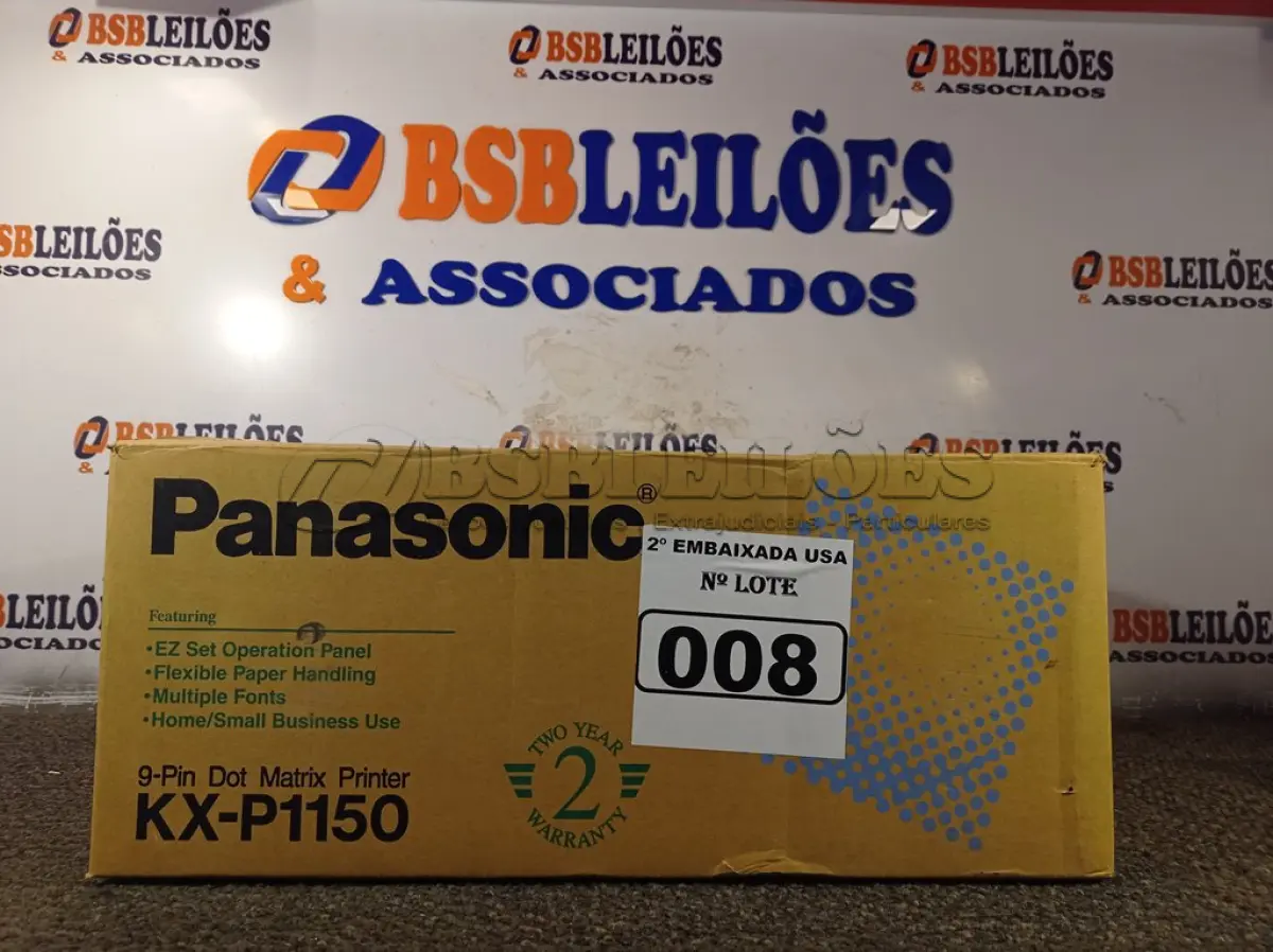 LOTE 008 - 01 IMPRESSORA MATRICIAL KX-P1150 PANASONIC. (PRINTER) (NO ESTADO) 0000008