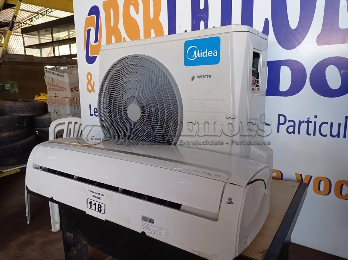 LOTE 118 - 01 AR-CONDICIONADO SPRINGER INVERTER 24000BTUS. (AIR CONDITIONER) (NO ESTADO) AV9810N