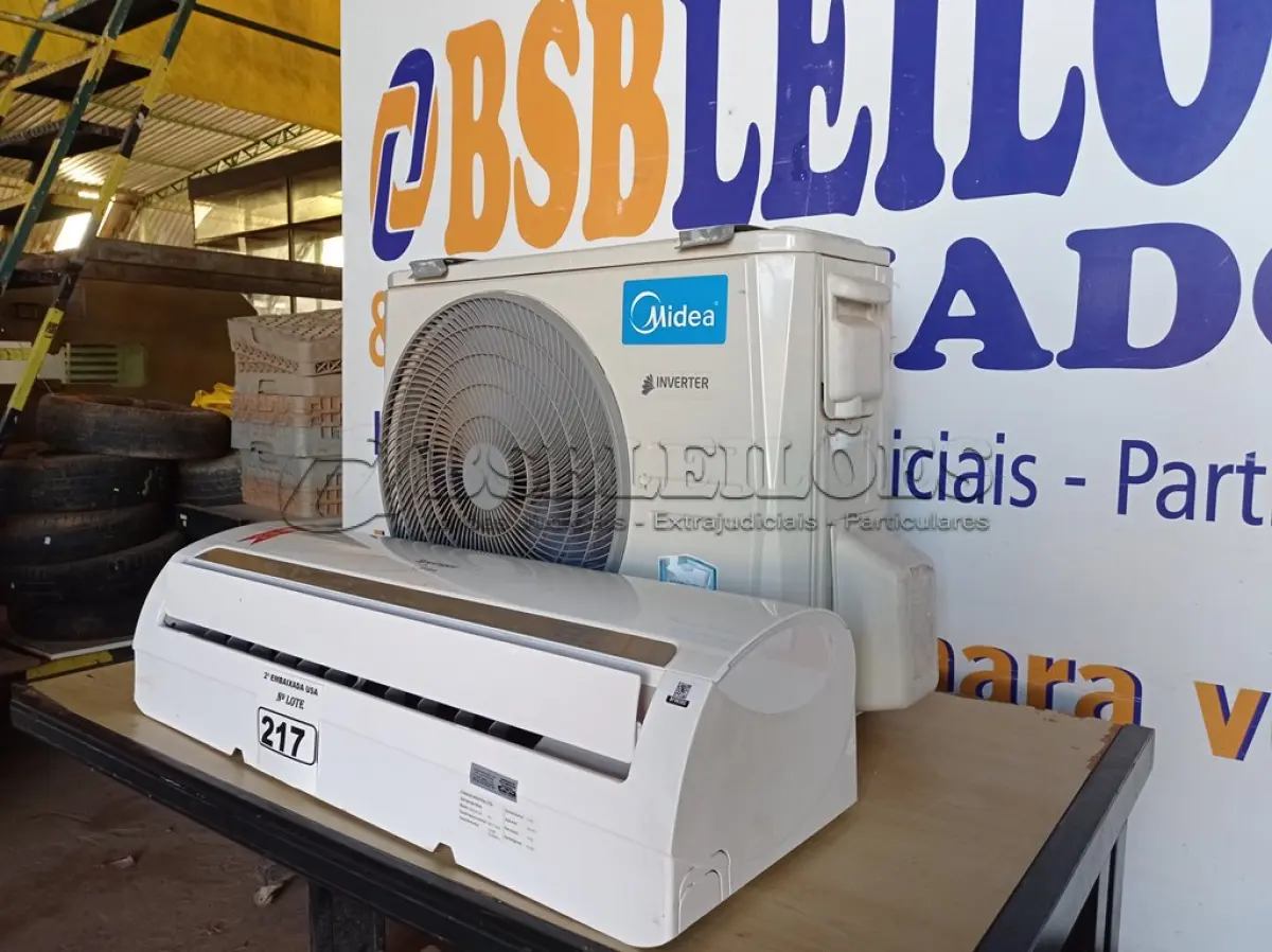 LOTE 217 - 01 AR-CONDICIONADO SPRINGER INVERTER 12000BTUS. (AIR CONDITIONER) (NO ESTADO) (NO ESTADO) BF8638G