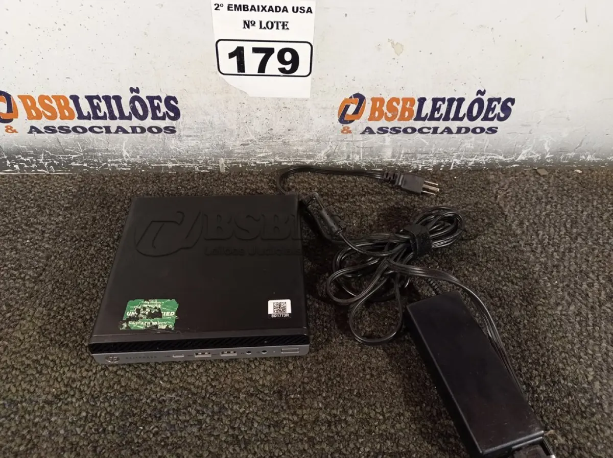 LOTE 179 - 01 CPU COM MEMÓRIA DE 16GB E SEM HD COM CARREGADOR MARCA HP. (NO ESTADO) BD1773R