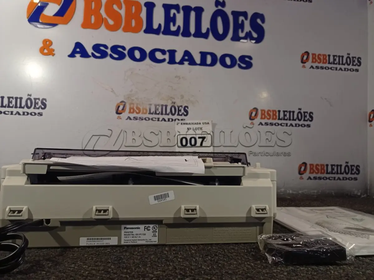 LOTE 007 - 01 IMPRESSORA MATRICIAL KX-P1150 PANASONIC. (PRINTER) (NO ESTADO) AV9634X