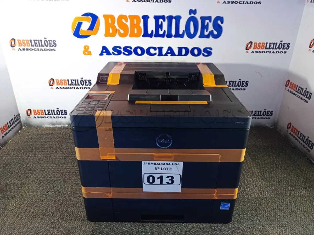 LOTE 013 - 01 IMPRESSORA MARCA DELL. (PRINTER) (NO ESTADO) 8WX8952(SEM PATRIMÔNIO)