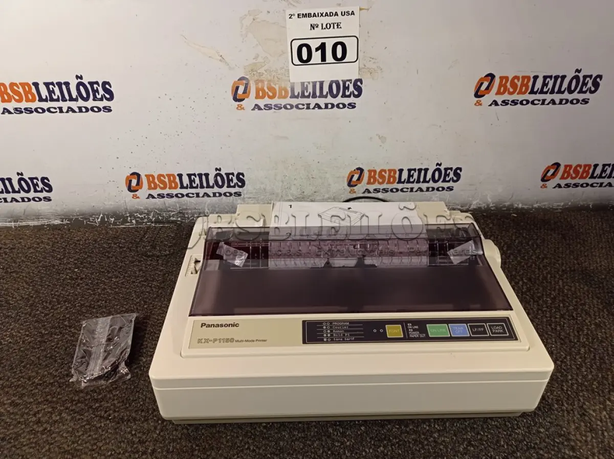 LOTE 010 - 01 IMPRESSORA MATRICIAL KX-P1150 PANASONIC. (PRINTER) (NO ESTADO) 0000008