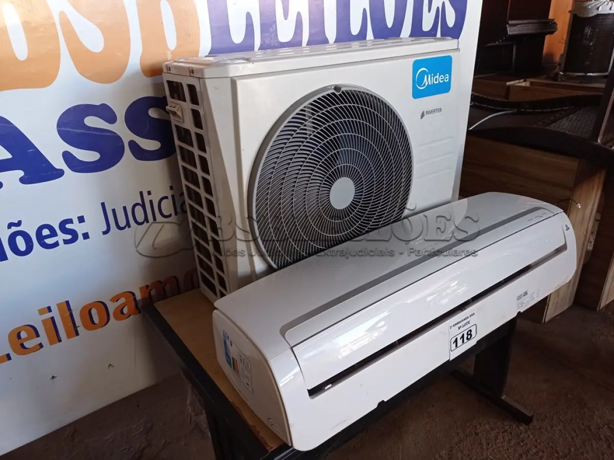 LOTE 118 - 01 AR-CONDICIONADO SPRINGER INVERTER 24000BTUS. (AIR CONDITIONER) (NO ESTADO) AV9810N