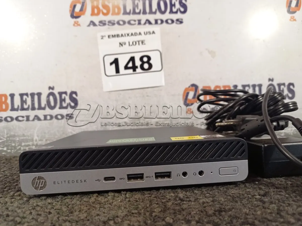 LOTE 148 - 01 CPU SEM MEMÓRIA E SEM HD COM CARREGADOR MARCA HP. (NO ESTADO) BD0962R