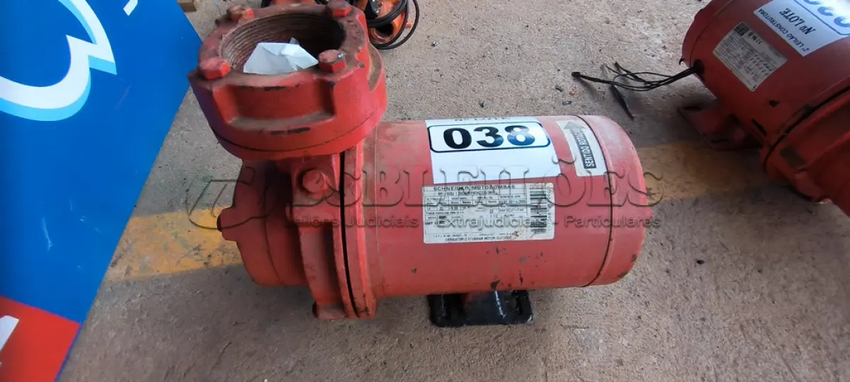 LOTE 038 - 01 BOMBA D ÁGUA (NO ESTADO)