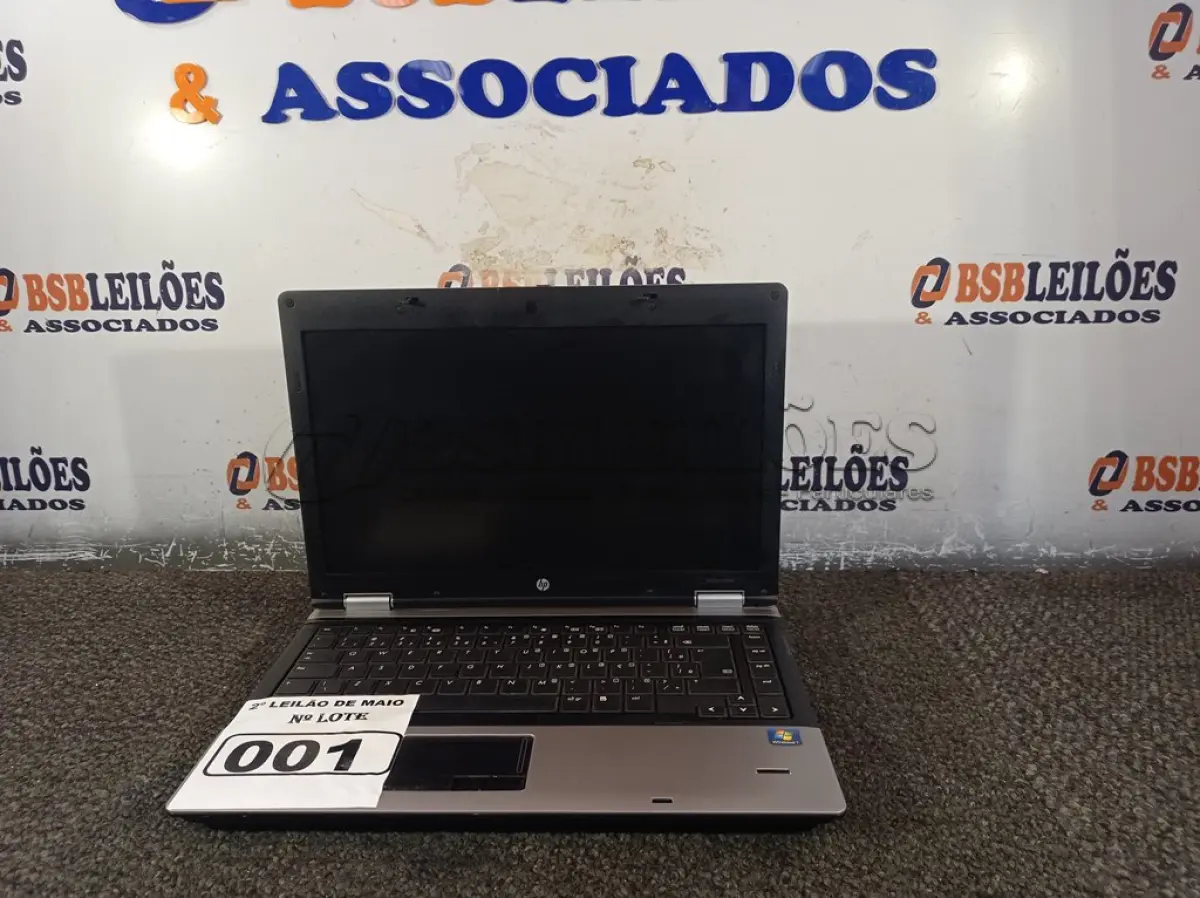 LOTE 001 - 01 NOTEBOOK MARCA HP PROBOOK 6455B. (NO ESTADO) ATENÇÃO! FAZER A VISITAÇÃO ANTES DE ARREMATAR, NÃO SABEMOS SE FUNCIONA. LEILÃO NÃO TEM GARANTIA E NEM DEVOLUÇÃO, SUJEITO A POSSÍVEIS AVARIAS VISÍVEIS/OCULTAS E/OU AUSÊNCIA DE COMPONENTES.