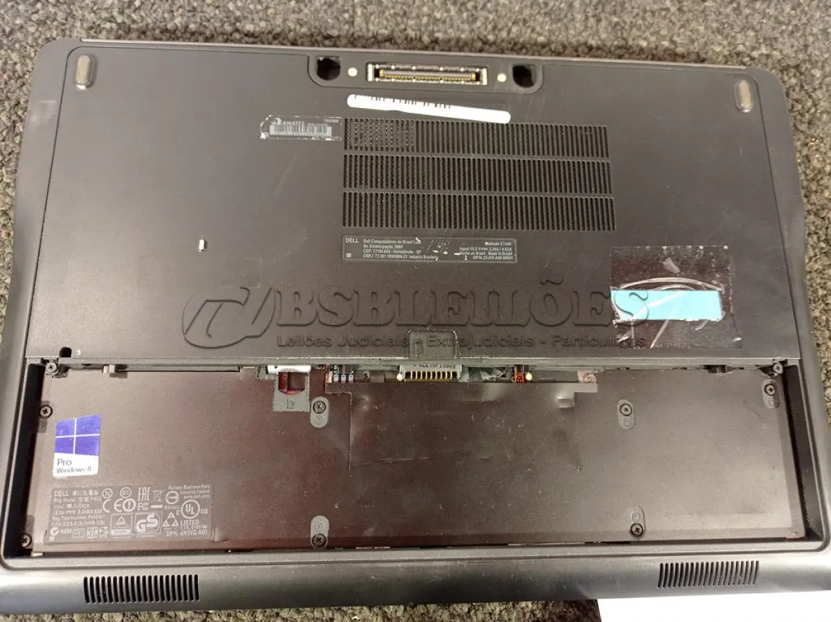 LOTE 210 - 01 NOTEBOOK MARCA DELL LATITUDE E7440. (NO ESTADO) ATENÇÃO! FAZER A VISITAÇÃO ANTES DE ARREMATAR, NÃO SABEMOS SE FUNCIONA. LEILÃO NÃO TEM GARANTIA E NEM DEVOLUÇÃO, SUJEITO A POSSÍVEIS AVARIAS VISÍVEIS/OCULTAS E/OU AUSÊNCIA DE COMPONENTES.