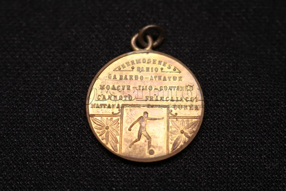 LOTE 008 - LOTE 8 – MEDALHAS PALESTRA ITÁLIA - PALMEIRAS 	MEDALHA	OBSERVAÇÕES 1.		Palestra Itália – Campeões do Paraná. 1924  Gravador: Jose Peon	Acobreada - envelope da Coleção Júlio Estrella Moreira 2.		Palestra Itália – Campeões do Paraná. 1924  Gravador: Jose Peon	Acobreada - envelope da Coleção Júlio Estrella Moreira 3.		Palestra Itália – Campeões do Paraná. 1924  Gravador: Jose Peon	Dourada - envelope da Coleção Júlio Estrella Moreira