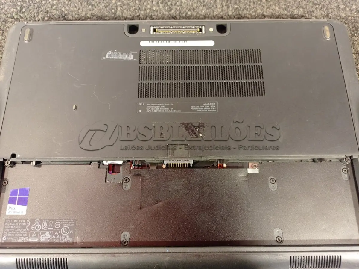 LOTE 220 - 01 NOTEBOOK MARCA DELL LATITUDE E7440. (NO ESTADO) ATENÇÃO! FAZER A VISITAÇÃO ANTES DE ARREMATAR, NÃO SABEMOS SE FUNCIONA. LEILÃO NÃO TEM GARANTIA E NEM DEVOLUÇÃO, SUJEITO A POSSÍVEIS AVARIAS VISÍVEIS/OCULTAS E/OU AUSÊNCIA DE COMPONENTES.