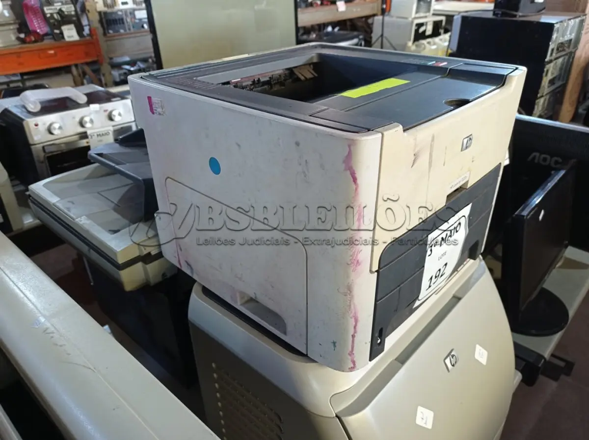 LOTE 192 - 03 IMPRESSORAS, SENDO 01 MULTIFUNCIONAL MODELO 8890DW MARCA BROTHER. (NO ESTADO) ATENÇÃO! FAZER A VISITAÇÃO ANTES DE ARREMATAR, NÃO SABEMOS SE FUNCIONA. LEILÃO NÃO TEM GARANTIA E NEM DEVOLUÇÃO, SUJEITO A POSSÍVEIS AVARIAS VISÍVEIS/OCULTAS E/OU AUSÊNCIA DE COMPONENTES.