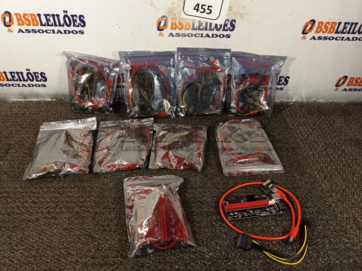 LOTE 455 - 01 LOTE COM 10 PLACAS PCI USB. (NO ESTADO) ATENÇÃO! FAZER A VISITAÇÃO ANTES DE ARREMATAR, NÃO SABEMOS SE FUNCIONA. LEILÃO NÃO TEM GARANTIA E NEM DEVOLUÇÃO, SUJEITO A POSSÍVEIS AVARIAS VISÍVEIS/OCULTAS E/OU AUSÊNCIA DE COMPONENTES.