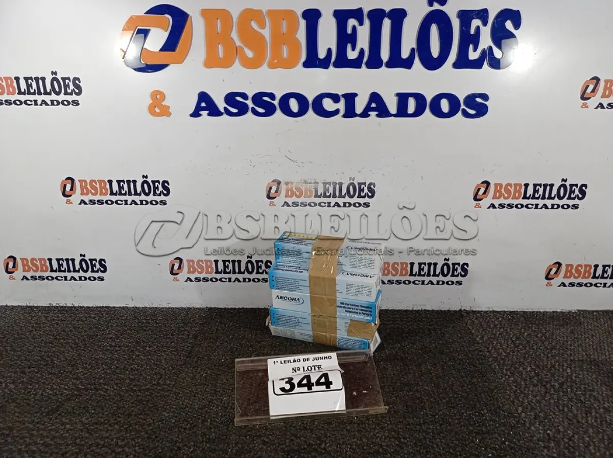 LOTE 344 - 01 LOTE COM 09 CAIXAS DE CARTUCHOS FINCAPINO MAGAZINADO AMARELO PARA FERRAMENTAS ACIONADAS A PÓLVORA MARCA ANCORA. (NO ESTADO) ATENÇÃO! FAZER A VISITAÇÃO ANTES DE ARREMATAR, NÃO SABEMOS SE FUNCIONA. LEILÃO NÃO TEM GARANTIA E NEM DEVOLUÇÃO, SUJEITO A POSSÍVEIS AVARIAS VISÍVEIS/OCULTAS E/OU AUSÊNCIA DE COMPONENTES.