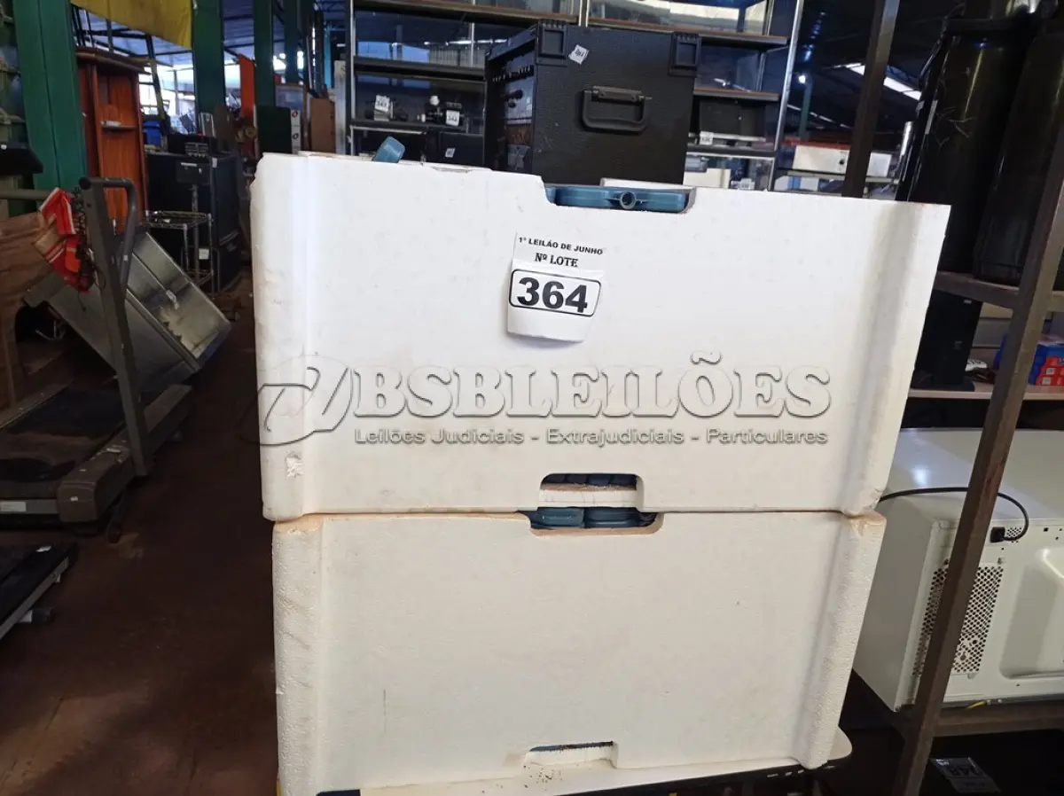 LOTE 364 - 01 LOTE COM GRANDE QUANTIDADE DE PLACAS PARA FAZER GELO RÍGIDO REUTILIZÁVEL. (NO ESTADO) ATENÇÃO! FAZER A VISITAÇÃO ANTES DE ARREMATAR, NÃO SABEMOS SE FUNCIONA. LEILÃO NÃO TEM GARANTIA E NEM DEVOLUÇÃO, SUJEITO A POSSÍVEIS AVARIAS VISÍVEIS/OCULTAS E/OU AUSÊNCIA DE COMPONENTES.
