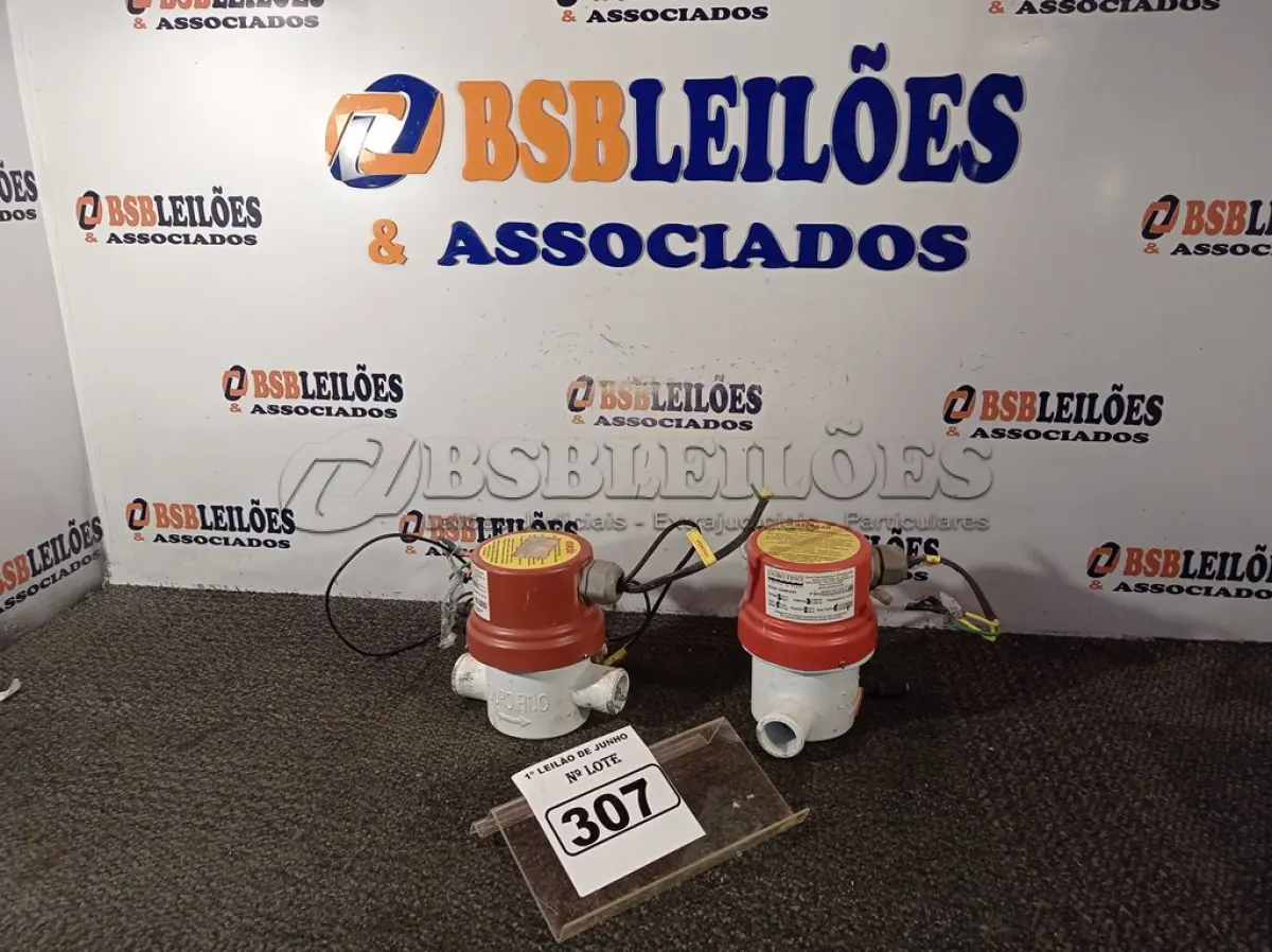LOTE 307 - 02 AQUECEDORES PARA BANHEIRA. (NO ESTADO) ATENÇÃO! FAZER A VISITAÇÃO ANTES DE ARREMATAR, NÃO SABEMOS SE FUNCIONA. LEILÃO NÃO TEM GARANTIA E NEM DEVOLUÇÃO, SUJEITO A POSSÍVEIS AVARIAS VISÍVEIS/OCULTAS E/OU AUSÊNCIA DE COMPONENTES.