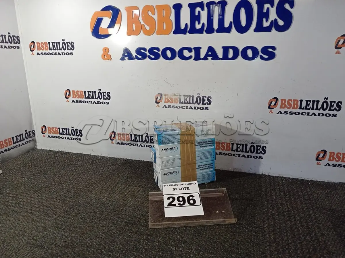 LOTE 296 - 01 LOTE COM 10 CAIXAS DE CARTUCHOS FINCAPINO MAGAZINADO AMARELO PARA FERRAMENTAS ACIONADAS A PÓLVORA MARCA ANCORA. (NO ESTADO) ATENÇÃO! FAZER A VISITAÇÃO ANTES DE ARREMATAR, NÃO SABEMOS SE FUNCIONA. LEILÃO NÃO TEM GARANTIA E NEM DEVOLUÇÃO, SUJEITO A POSSÍVEIS AVARIAS VISÍVEIS/OCULTAS E/OU AUSÊNCIA DE COMPONENTES.