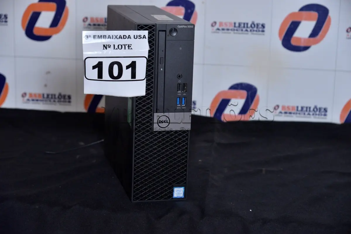 LOTE 101 - 01 CPU CORE I5 MARCA DELL OPTIPLEX 5050 SFF XCTO SEM MEMÓRIA E SEM HD. (NO ESTADO)1CGFHL2