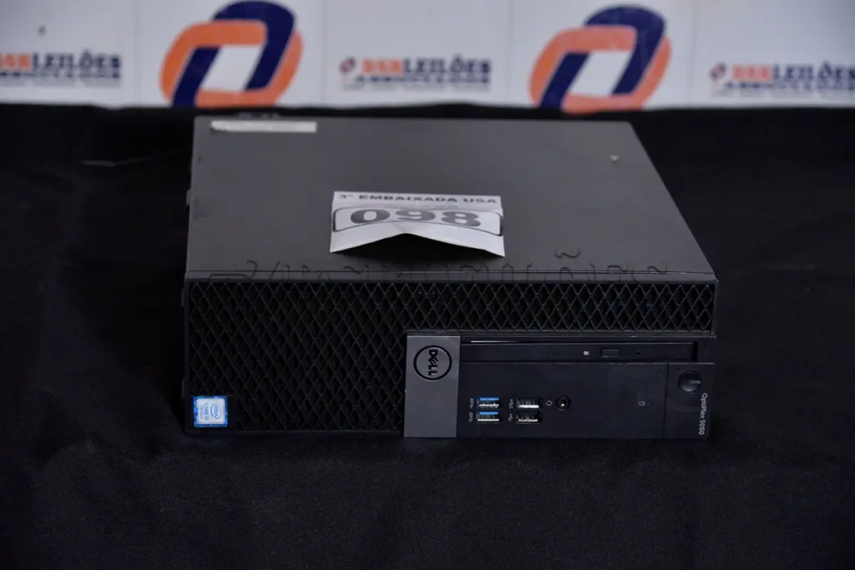 LOTE 098 - 01 CPU CORE I5MARCA DELL OPTIPLEX 5050 SFF XCTO SEM MEMÓRIA E SEM HD. (NO ESTADO)1CW5XK2 