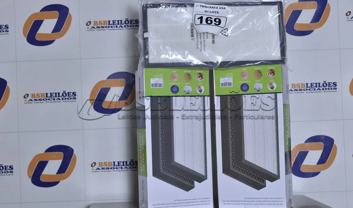 LOTE 169 - 02 CAIXAS COM 02 FILTROS CADA PARA AR-CONDICIONADO COMPATIBLE WITH MA-40. (FILTERS 2 PACKS.) (NO ESTADO)0000021