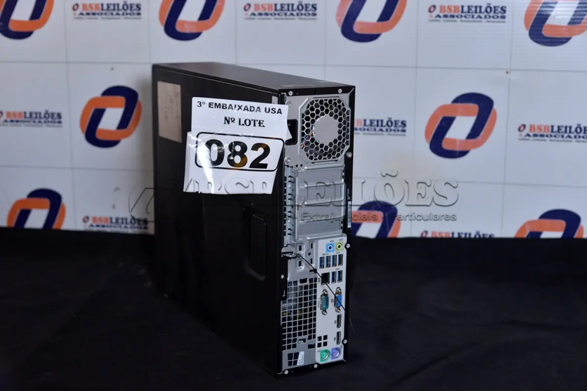 LOTE 082 - 01 CPU MARCA HP CORE I5 COM MEMÓRIA 16GB RAM E SEM HD. (NO ESTADO) AV9 705S