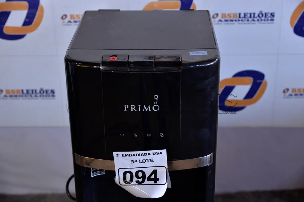 LOTE 094 - 01 BEBEDOURO FILTRO DE ÁGUA MARCA PRIMO DE 127V NATURAL/GELADA/QUENTE. (WATER COOLER- HEATER) (NO ESTADO)0000037