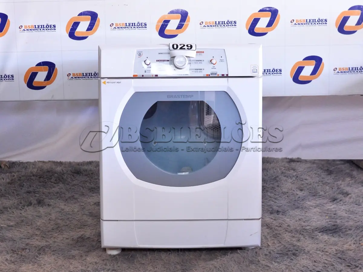 LOTE 029 - 01 SECADORA DE ROUPAS COM CAPACIDADE PARA 10KG MARCA BRASTEMP 220V.(DRYER) (NO ESTADO) BF8670N