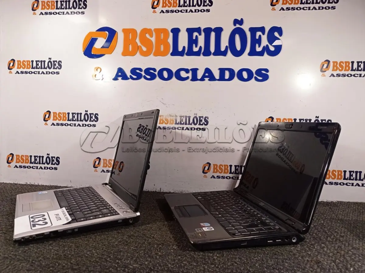 LOTE 032 - 02 NOTEBOOK, SENDO 01 MARCA HP E 01 MARCA POSITIVO SEM FONTE. (NO ESTADO) ATENÇÃO! FAZER A VISITAÇÃO ANTES DE ARREMATAR, NÃO SABEMOS SE FUNCIONA. LEILÃO NÃO TEM GARANTIA E NEM DEVOLUÇÃO, SUJEITO A POSSÍVEIS AVARIAS VISÍVEIS/OCULTAS E/OU AUSÊNCIA DE COMPONENTES.