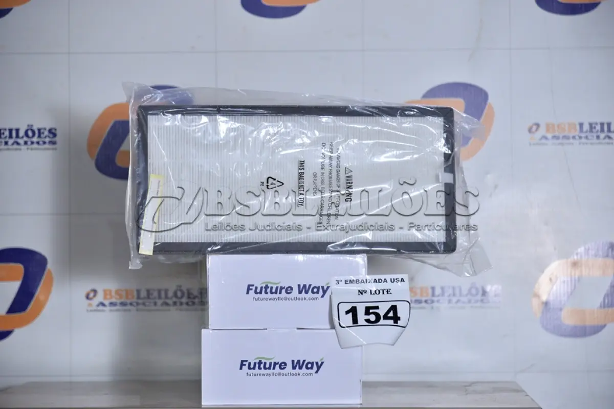 LOTE 154 - 02 CAIXAS COM 02 FILTROS CADA PARA AR-CONDICIONADO COMPATIBLE WITH MA-40. (FILTERS 2 PACKS.) (NO ESTADO)0000021