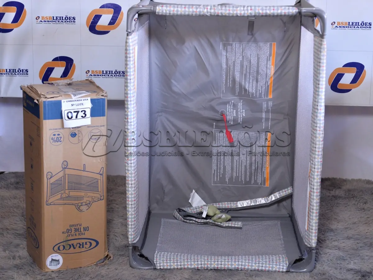 LOTE 073 - 01 BERÇO PORTÁTIL MARCA GRACO. (BABY CRIB) (NO ESTADO)BF8664U