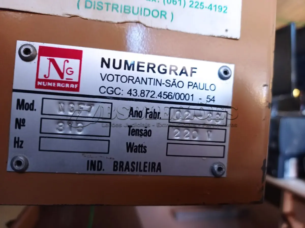LOTE 173 - 01 FURADOR MANUAL ELÉTRICO, MODELO: NGF-7/01 MARCA FANTON 220V. (NO ESTADO) ATENÇÃO! FAZER A VISITAÇÃO ANTES DE ARREMATAR, NÃO SABEMOS SE FUNCIONA. LEILÃO NÃO TEM GARANTIA E NEM DEVOLUÇÃO, SUJEITO A POSSÍVEIS AVARIAS VISÍVEIS/OCULTAS E/OU AUSÊNCIA DE COMPONENTES.