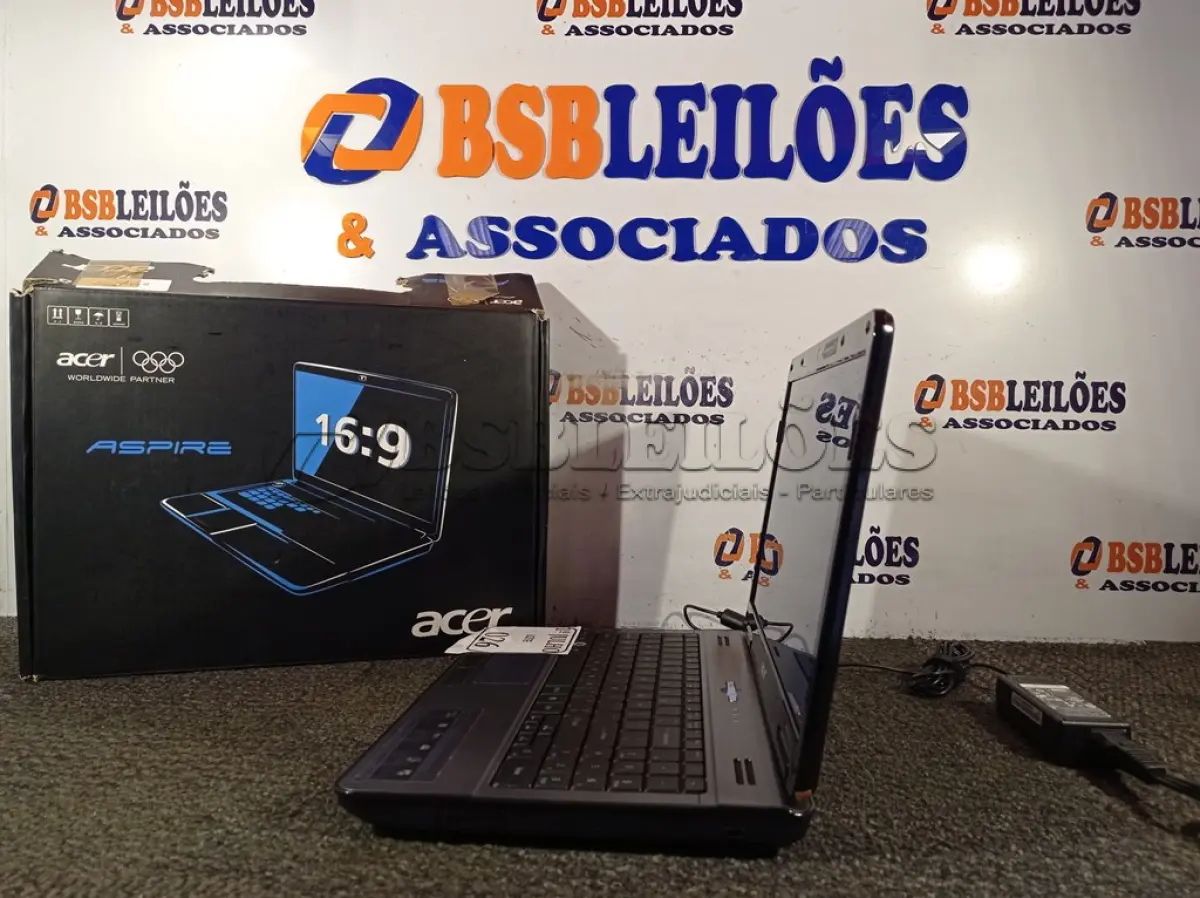 LOTE 026 - 01 NOTEBOOK MODELO: ASPIRE 5517 ACER COM FONTE 19V. (NO ESTADO) ATENÇÃO! FAZER A VISITAÇÃO ANTES DE ARREMATAR, NÃO SABEMOS SE FUNCIONA. LEILÃO NÃO TEM GARANTIA E NEM DEVOLUÇÃO, SUJEITO A POSSÍVEIS AVARIAS VISÍVEIS/OCULTAS E/OU AUSÊNCIA DE COMPONENTES.