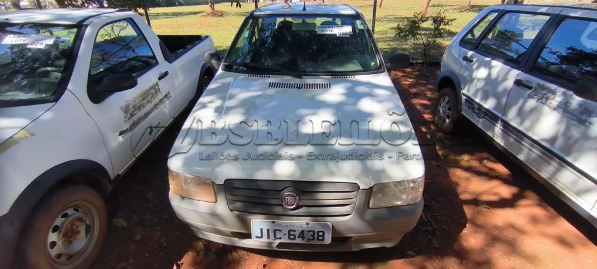 LOTE 028 - 01 FIAT UNO MILLE WAY ECON; PLACA: JIC-6438; ANO: 2009. CHASSI: 9BD15844AA6343890, RENAVAM: 00165583630;  (VEÍCULO NÃO FUNCIONA BOMBA DE COMBUSTIVELTRAVADA). (NO ESTADO)